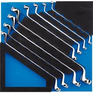 Image of Draper 8 Piece Ring Spanner Set In Eva Insert Tray