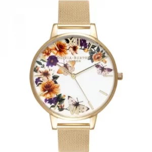 Image of Enchanted Garden Gold Mesh Watch