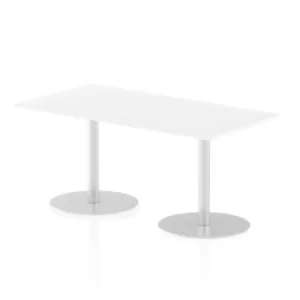 Image of Italia Poseur Table Rectangle 1600/800 Top 725 High White