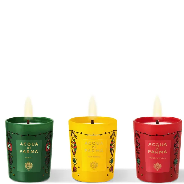 Image of Acqua di Parma Christmas Candle Gift Set 3 x 70g