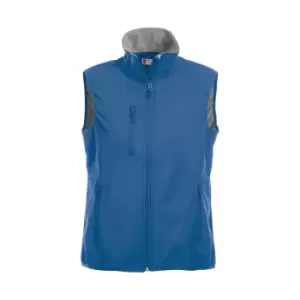 Image of Clique Womens/Ladies Plain Softshell Gilet (S) (Royal Blue)
