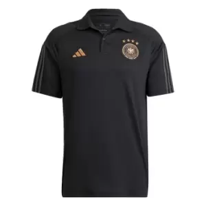 Image of adidas Germany Tiro 23 Polo Shirt Mens - Black