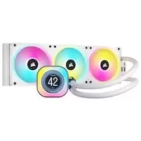 Image of Corsair Hydro Series iCUE Link LCD H150i White RGB Performance Liquid CPU Cooler