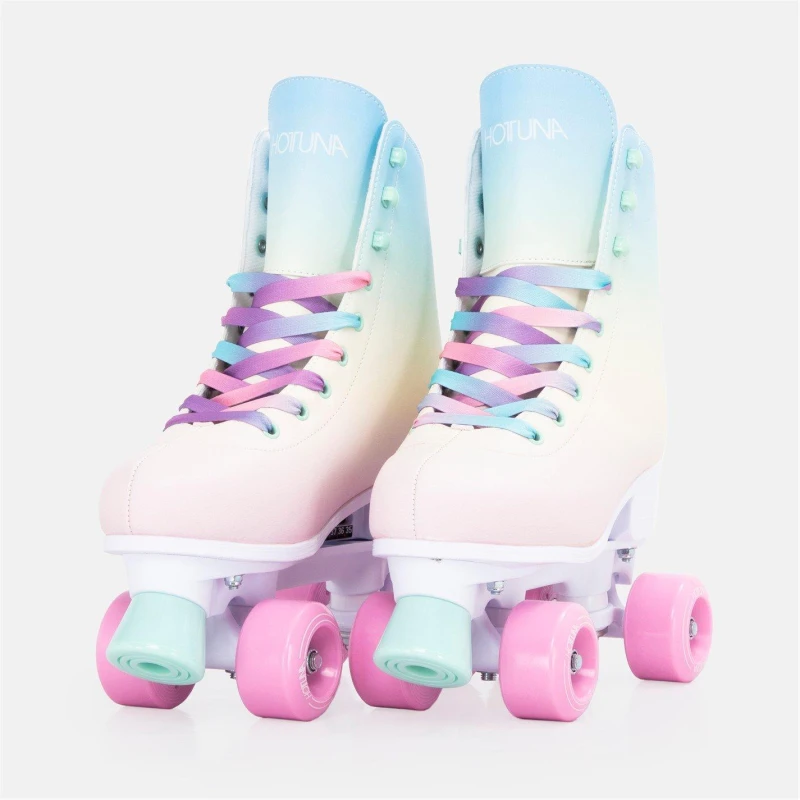 Image of Hot Tuna HotTuna Adjustable Quad Skate for ladies Rainbow female UK 2-5
