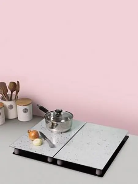 Image of Typhoon Elements Set Of 2 Quartz-Effect Hob Protectors White VZKBW Unisex