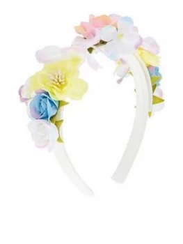 Image of Monsoon Girls Spring Bouquet Alice Band - Multi