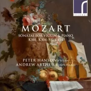 Image of Mozart Sonatas for Violin & Piano K301 K304-5 & K454 by Wolfgang Amadeus Mozart CD Album