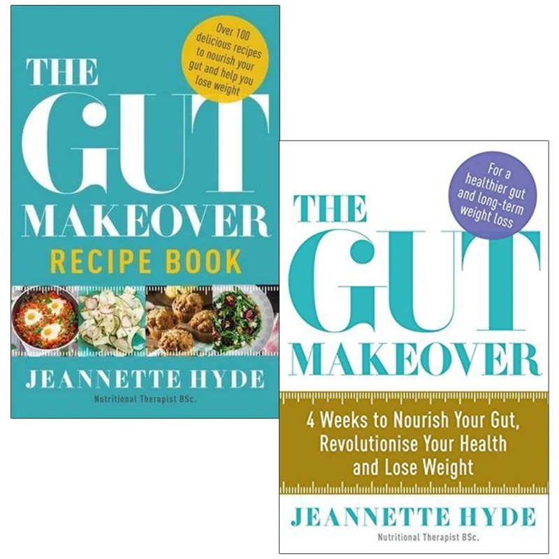 Image of Jeannette Hyde Gut Makeover Collection 2 Books Bundle - Recipe Book Paperback Jeannette Hyde Books
