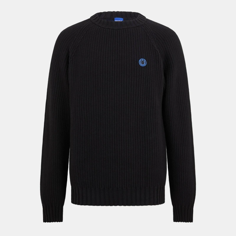 Image of Hugo Mens Sonni Knitted Hoodie Black male M