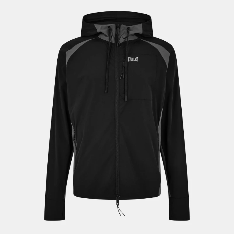 Image of Everlast Windbreaker Sport Jacket Mens Black male S