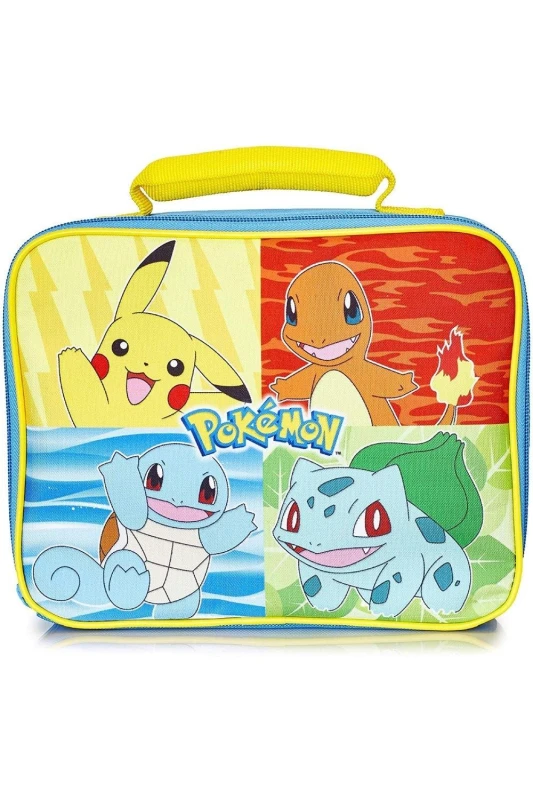 Image of Pokemon Pikachu Squirtle Bulbasaur Charmender Lunch Box Multi