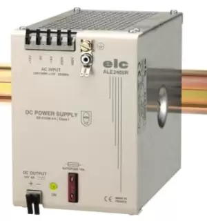 Image of Elc Ale2405R. Rectified Power Supply, Din Rail, 120W