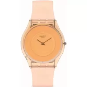 Image of Unisex Swatch PastelICIOUS PEACHY Watch