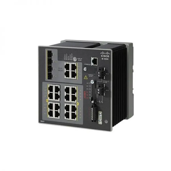 Image of IE 4000 16 x RJ45 10/100/1000M 4 x 1G Combo LAN Base IE-4000-16GT4G-E