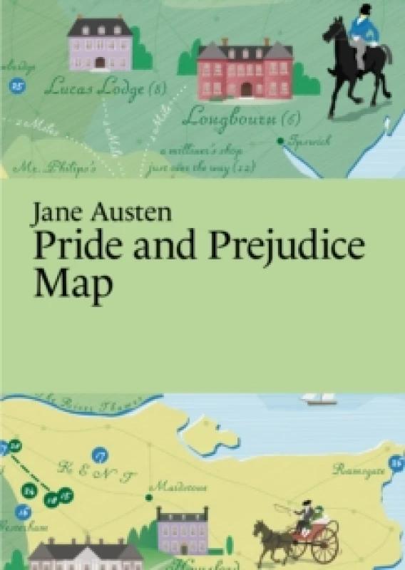 Image of Jane Austen, Pride and Prejudice Map Fold-out book or chart