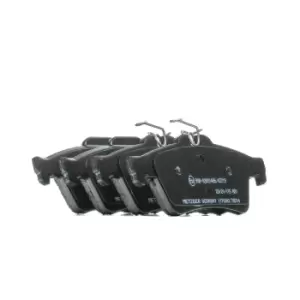 Image of METZGER Brake pad set GREENPARTS 1170343 Brake pads,Brake pad set, disc brake OPEL,FORD,SAAB,Vectra C Caravan (Z02),Vectra C Limousine (Z02)