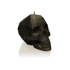 Image of Black Large Low Poly Skull