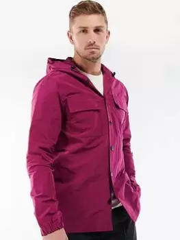 Image of Barbour International Amplifier Hooded Overshirt