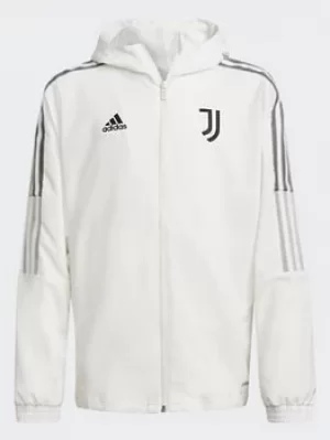 Image of Boys, adidas Juventus Tiro Presentation Track Top, White, Size 11-12 Years