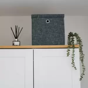 Image of JVL Shadow Foldable Storage Box Grey