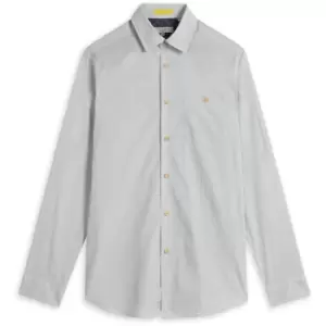 Image of Ted Baker Taco Geo Print Shirt - White
