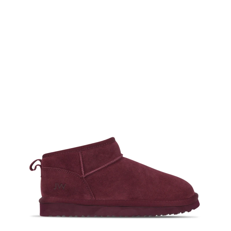 Image of Jack Wills Low Snug Boots Womens Burgundy female 4 (37)