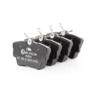 Image of ATE Brake pad set OPEL,RENAULT,FIAT 13.0460-2840.2 6000620052,4406000Q2E,4406000QAF 1605199,4414029,4414520,4423333,9199262,93173646,93192389,95518305