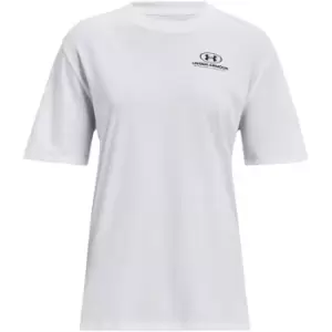 Image of Under Armour Oversized Graphic T Shirt Womens - White