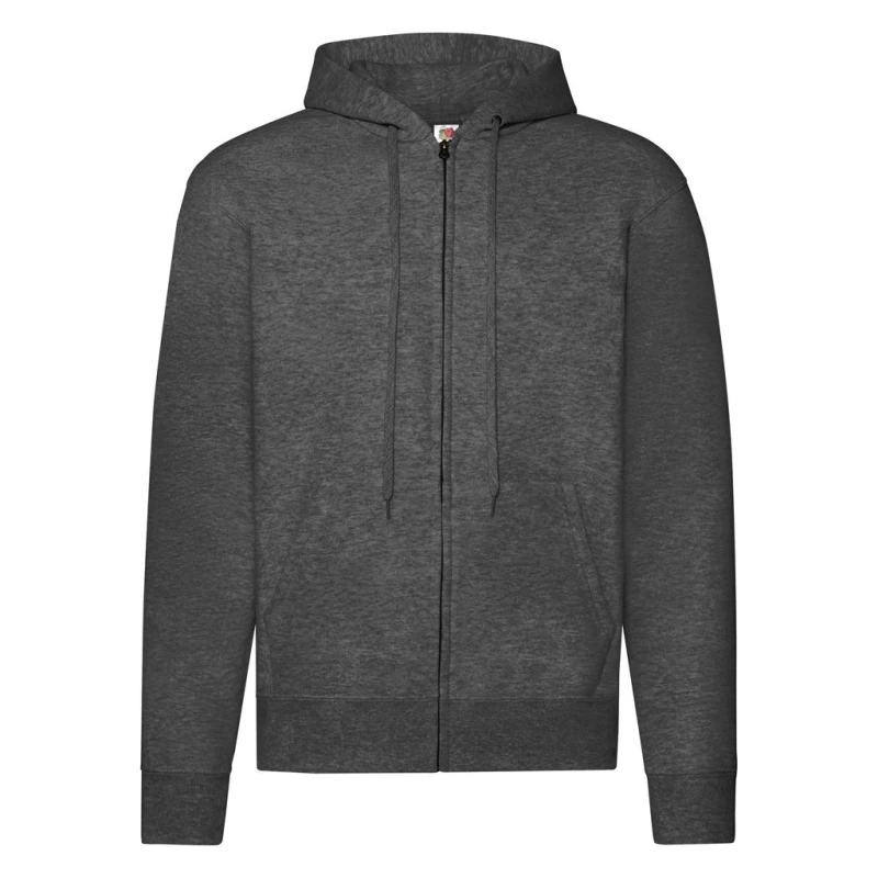 Image of Fruit Of The Loom Fruit of the Loom Men Hooded Sweatshirt in Dark Grey Size: 2X-large Dark Grey XXL Male 5059699225671