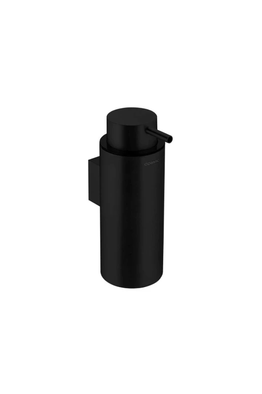 Image of Cosmic Soap Dispenser, 200ml Capacity, Matt Black, Logic Collection in Jet Black Jet Black Unisex