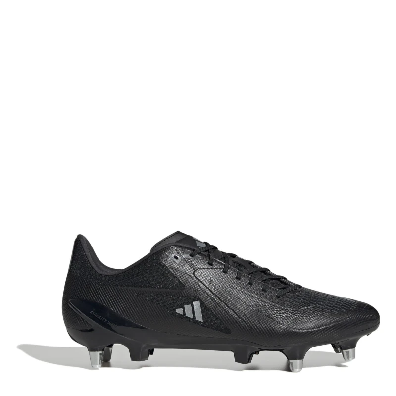 Image of adidas Unisex Kids Adizero Ultimate Soft Ground Rugby Boots Core Black/Zero unisex 5 (38)
