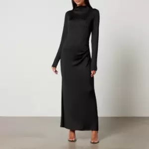 Image of Good American Shine Rib-Knit Midi Dress - XXL