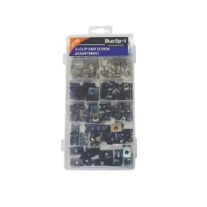 Image of 170 Piece Assorted U-Clip and Screw Set