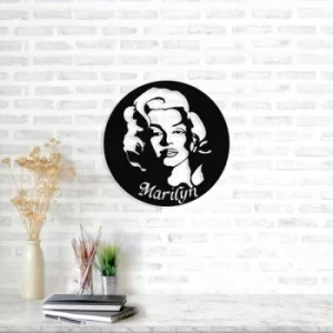 Image of Marilyn Monroe Black Decorative Metal Wall Accessory