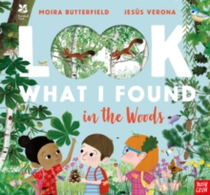 Image of Moira Butterfield National Trust: Look What I Found in the Woods Book Multi unisex