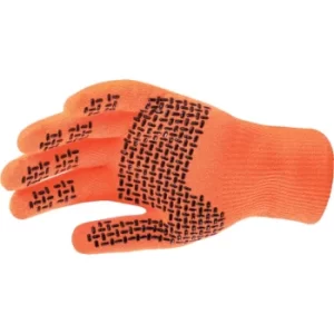 Image of DG759 Waterproof Gripper Glove Hi-vis Orange X/L