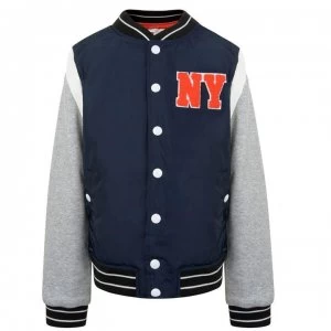Image of Marc Jacobs Children Boys Ny Bomber Jacket - Bleu 849