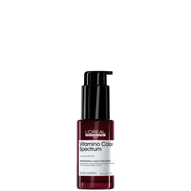 Image of LOreal Professionnel Vitamino Colour Spectrum Glass Shine Serum 30ml Anti-Frizz, Anti-Humidity Treatment