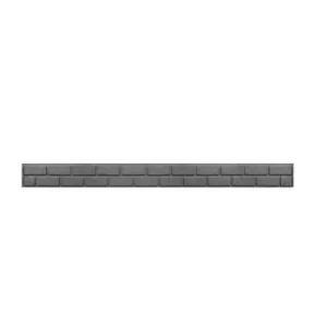 Image of Primeur Ultra Curve Border 9cm Bricks Grey