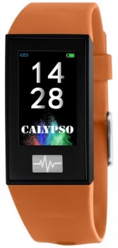 Image of Calypso Unisex Smartime Orange Silicone Strap + Free Watch