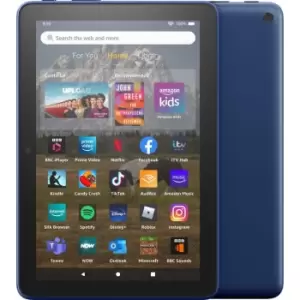 Image of Amazon Fire HD 8 With Ads 8" 32GB Tablet [2022] - Denim