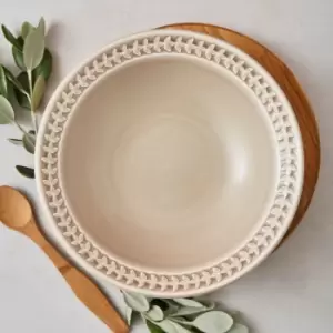 Image of Portmeirion Set of 4 Botanic Garden Harmony Pasta Bowl Stone (Natural)