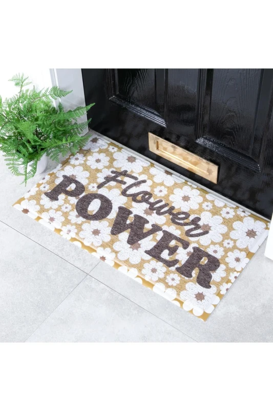 Image of Native Natural Flower Power Doormat (70 X 40Cm)