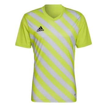 Image of adidas Entrada 22 Graphic Jersey Mens - Team Semi Sol Yellow / Team Li