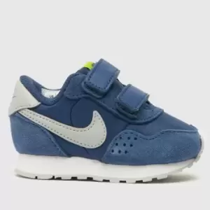 Image of Nike Navy & Grey Md Valiant Boys Toddler Trainers