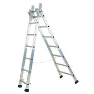 Image of Slingsby Transformable Aluminium Ladder 3 Section 4.9m 329050