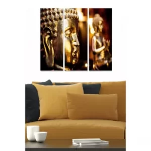 Image of MDF1167012 Multicolor Decorative MDF Painting (3 Pieces)