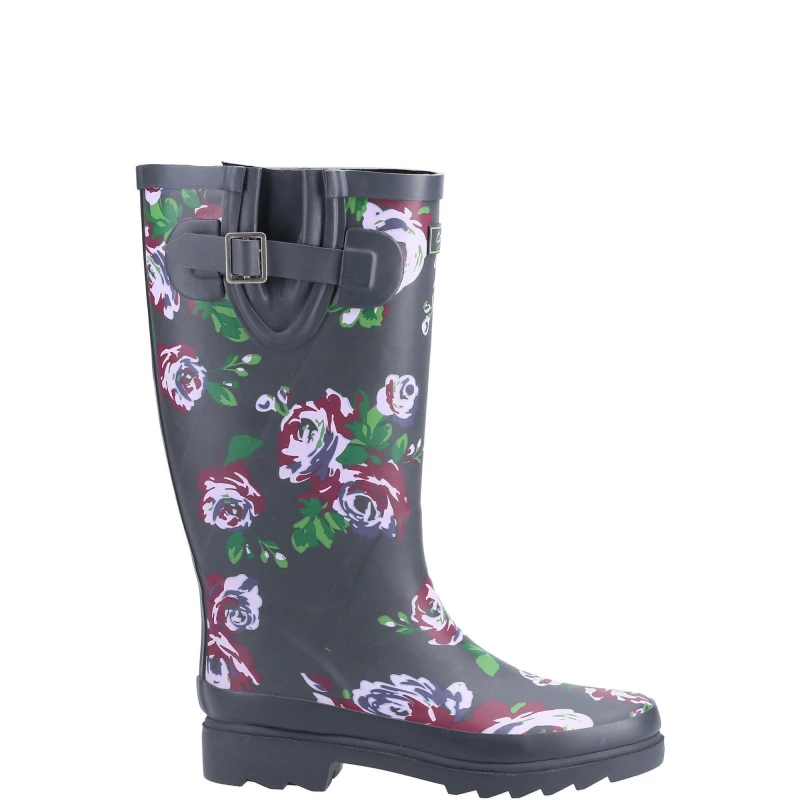 Image of Cotswold Womens Blossom Tall Wellies Wellington Boots - UK 7 Purple female GDE2712PUR7