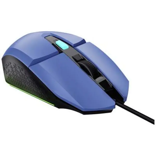 Image of Trust Trust GXT109B FELOX Gaming mouse Corded Optical Blue 6 Buttons 6400 dpi Backlit 25067