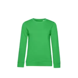 Image of B&C Womens/Ladies Organic Sweatshirt (XS) (Apple Green)